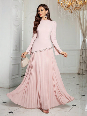 Pink gown